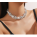 New Shiny Silver Necklace Ladies Exquisite Clavicle Chain Necklace Jewelry for Ladies Gift New Shiny Silver Necklace Ladies Exquisite Clavicle Chain Necklace Jewelry for Ladies Gift