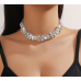 New Shiny Silver Necklace Ladies Exquisite Clavicle Chain Necklace Jewelry for Ladies Gift New Shiny Silver Necklace Ladies Exquisite Clavicle Chain Necklace Jewelry for Ladies Gift