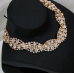 New Shiny Gold Necklace Ladies Exquisite Clavicle Chain Necklace Jewelry for Ladies Gift