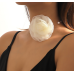 Gothic White Rose Flower Clavicle Chain Necklace for Women Adjustable Sexy Choker Mariage Jewelry Gift Fashion Accessories