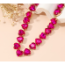 New Shiny Rose Pink Heart Necklace Ladies Exquisite Clavicle Chain Necklace Jewelry for Ladies Gift New Shiny Rose Pink Heart Necklace Ladies Exquisite Clavicle Chain Necklace Jewelry for Ladies Gift