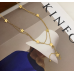 New Gold Star Necklace Double Tassel Ladies Exquisite Clavicle Chain Necklace Jewelry for Ladies Gift