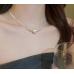 New Silver Round Necklace Ladies Exquisite Clavicle Chain Necklace Jewelry for Ladies Gift New Silver Round Necklace Ladies Exquisite Clavicle Chain Necklace Jewelry for Ladies Gift