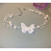 New White Pearl Butterfly Necklace Ladies Exquisite Clavicle Chain Necklace Jewelry for Ladies Gift New White Pearl Butterfly Necklace Ladies Exquisite Clavicle Chain Necklace Jewelry for Ladies Gift