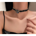 New Black Flower Necklace Ladies Exquisite Clavicle Chain Necklace Jewelry for Ladies Gift