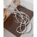 New White Pearl Three Layer Necklace Ladies Exquisite Clavicle Chain Necklace Jewelry for Ladies Gift