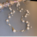 New White Pearl Two Layer Necklace Ladies Exquisite Clavicle Chain Necklace Jewelry for Ladies Gift New White Pearl Two Layer Necklace Ladies Exquisite Clavicle Chain Necklace Jewelry for Ladies Gift