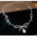 New White Pearl Butterfly Necklace Ladies Exquisite Clavicle Chain Necklace Jewelry for Ladies Gift
