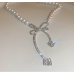 New White Pearl Butterfly Necklace Ladies Exquisite Clavicle Chain Necklace Jewelry for Ladies Gift