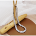 New Shiny Necklace Ladies Exquisite Double Layer Clavicle Chain Necklace Jewelry for Ladies Gift