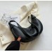 Black Summer Pleated Handlebags For Women PU Cloud Bags Leisure Armpit Bag Shopping Shoulder Bags Dumpling Handbag Female Black Summer Pleated Handlebags For Women PU Cloud Bags Leisure Armpit Bag Shopping Shoulder Bags Dumpling Handbag Female
