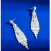 Sparkling Silver Women's Cubic Zirconia Stud Earrings Gorgeous Female Wedding Party Fashion Ear Piercing Accessories New Jewelry Sparkling Silver Women's Cubic Zirconia Stud Earrings Gorgeous Female Wedding Party Fashion Ear Piercing Accessories New Jewelry