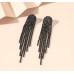 Sparkling Black Women's Cubic Zirconia Heart Stud Earrings Gorgeous Female Wedding Party Fashion Ear Piercing Accessories New Jewelry Sparkling Black Women's Cubic Zirconia Heart Stud Earrings Gorgeous Female Wedding Party Fashion Ear Piercing Accessories New Jewelry
