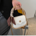 Newposs White Handbag Women's Buckle Decor Flap Purse Fashion PU Leather Crossbody high quality bag Bag Newposs White Handbag Women's Buckle Decor Flap Purse Fashion PU Leather Crossbody high quality bag Bag