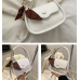Newposs White Handbag Women's Buckle Decor Flap Purse Fashion PU Leather Crossbody high quality bag Bag Newposs White Handbag Women's Buckle Decor Flap Purse Fashion PU Leather Crossbody high quality bag Bag