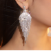 Sparkling Silver Women's Cubic Zirconia Stud Earrings Gorgeous Female Wedding Party Fashion Ear Piercing Accessories New Jewelry Sparkling Silver Women's Cubic Zirconia Stud Earrings Gorgeous Female Wedding Party Fashion Ear Piercing Accessories New Jewelry