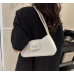 White Bags For Women Luxury Designer Brand Handbags And Purses 2024 New In PU Nubuck Sheet Metal Decoration Crossbody Bag Small