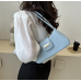 Blue Bags For Women Luxury Designer Brand Handbags And Purses 2024 New In PU Nubuck Sheet Metal Decoration Crossbody Bag Small Blue Bags For Women Luxury Designer Brand Handbags And Purses 2024 New In PU Nubuck Sheet Metal Decoration Crossbody Bag Small