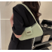 Green Bags For Women Luxury Designer Brand Handbags And Purses 2024 New In PU Nubuck Sheet Metal Decoration Crossbody Bag Small