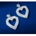 Sparkling Women's Cubic Zirconia Heart Stud Earrings Gorgeous Female Wedding Party Fashion Ear Piercing Accessories New Jewelry Sparkling Women's Cubic Zirconia Heart Stud Earrings Gorgeous Female Wedding Party Fashion Ear Piercing Accessories New Jewelry