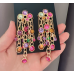 Fashion Luxury Multicolor Tassel CZ Drop Earrings New Engagement Wedding Ear Accessories for Women Fancy Anniversary Gift Fashion Luxury Multicolor Tassel CZ Drop Earrings New Engagement Wedding Ear Accessories for Women Fancy Anniversary Gift