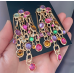 Fashion Luxury Multicolor Tassel CZ Drop Earrings New Engagement Wedding Ear Accessories for Women Fancy Anniversary Gift Fashion Luxury Multicolor Tassel CZ Drop Earrings New Engagement Wedding Ear Accessories for Women Fancy Anniversary Gift