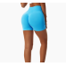 Blue Women Sports Shorts High Waist Yoga Shorts Slim Fit Butt Lift Gym Running High Elastic Biker Shorts Blue Women Sports Shorts High Waist Yoga Shorts Slim Fit Butt Lift Gym Running High Elastic Biker Shorts