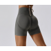 Dark Gray Women Sports Shorts High Waist Yoga Shorts Slim Fit Butt Lift Gym Running High Elastic Biker Shorts Dark Gray Women Sports Shorts High Waist Yoga Shorts Slim Fit Butt Lift Gym Running High Elastic Biker Shorts