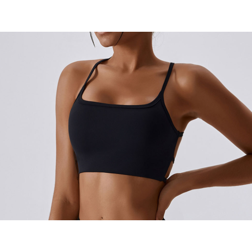 Black Ladies Sports Bra Sexy Criss Cross Straps Back High Support Impact Yoga Underwear Running Fitness Gym Padded Bralette Black Ladies Sports Bra Sexy Criss Cross Straps Back High Support Impact Yoga Underwear Running Fitness Gym Padded Bralette