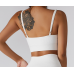 Ladies Sports White Bra Sexy Criss Cross Straps Back High Support Impact Yoga Underwear Running Fitness Gym Padded Bralette Ladies Sports White Bra Sexy Criss Cross Straps Back High Support Impact Yoga Underwear Running Fitness Gym Padded Bralette