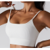Ladies Sports White Bra Sexy Criss Cross Straps Back High Support Impact Yoga Underwear Running Fitness Gym Padded Bralette Ladies Sports White Bra Sexy Criss Cross Straps Back High Support Impact Yoga Underwear Running Fitness Gym Padded Bralette