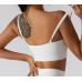 Ladies Sports White Bra Sexy Criss Cross Straps Back High Support Impact Yoga Underwear Running Fitness Gym Padded Bralette Ladies Sports White Bra Sexy Criss Cross Straps Back High Support Impact Yoga Underwear Running Fitness Gym Padded Bralette