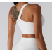 White Ladies Sports Bra Sexy Criss Cross Straps Back High Support Impact Yoga Underwear Running Fitness Gym Padded Bralette White Ladies Sports Bra Sexy Criss Cross Straps Back High Support Impact Yoga Underwear Running Fitness Gym Padded Bralette