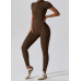 Yoga Set Brown Women Fitness Rompers Sexy One Piece Strap Tummy Control Padded Sports Bra Workout JumpSuits Sportswear Yoga Set Brown Women Fitness Rompers Sexy One Piece Strap Tummy Control Padded Sports Bra Workout JumpSuits Sportswear