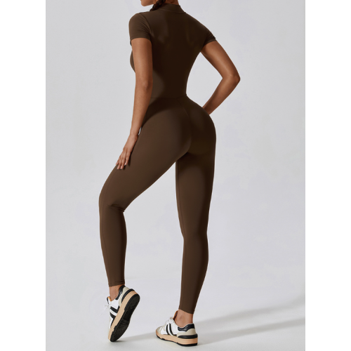 Yoga Set Brown Women Fitness Rompers Sexy One Piece Strap Tummy Control Padded Sports Bra Workout JumpSuits Sportswear Yoga Set Brown Women Fitness Rompers Sexy One Piece Strap Tummy Control Padded Sports Bra Workout JumpSuits Sportswear