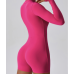 2pcs Rose Yoga Sets Womens Outfits Peach Hip Lifting Suit Neck Hanging Sports Bra Shockproof Quick Drying Shorts Set Female Tracksuit