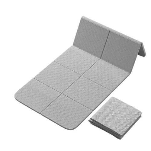 Foldable Yoga Mat Eco Friendly TPE Folding Travel Fitness Exercise Mat Double Sided Non-slip for Yoga Pilates & Floor Workouts