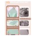 Foldable Yoga Mat Eco Friendly TPE Folding Travel Fitness Exercise Mat Double Sided Non-slip for Yoga Pilates & Floor Workouts