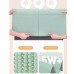 Foldable Yoga Mat Eco Friendly TPE Folding Travel Fitness Exercise Mat Double Sided Non-slip for Yoga Pilates & Floor Workouts