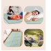 Foldable Yoga Mat Eco Friendly TPE Folding Travel Fitness Exercise Mat Double Sided Non-slip for Yoga Pilates & Floor Workouts