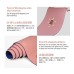 Thick two-color, non-slippery TPE yoga mat, high quality movement for fitness fitness in the home of the tasteless Pad180 * 57cm