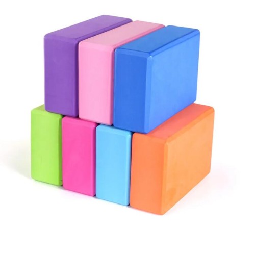 EVA Foam Yoga Block Props Brick Gym Pilates Yoga Column Back Exercise BodyBuilding Fitness Sport Workout Equipment for Home