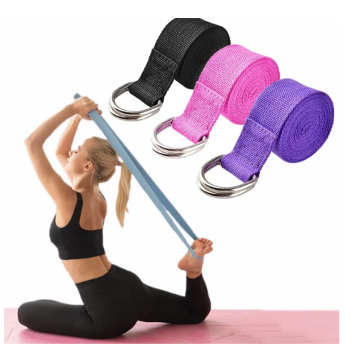 183*3.8cm Yoga Strap Cotton Exercise Yoga Belt Adjustable Woven Stretch D-Ring Buckle Fitness Stretching Bands Pilates Rope 183*3.8cm Yoga Strap Cotton Exercise Yoga Belt Adjustable Woven Stretch D-Ring Buckle Fitness Stretching Bands Pilates Rope