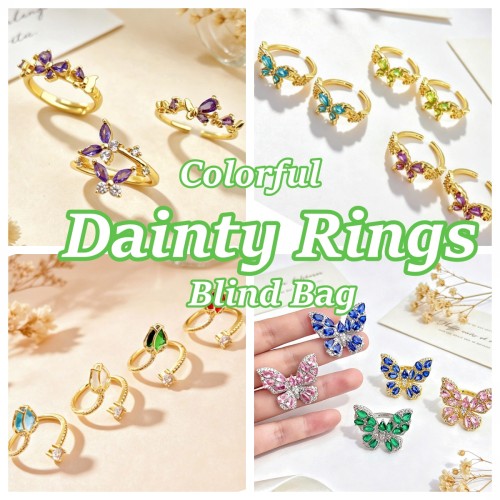Dainty Colorful Ring - Blind Bag-6 Bags
